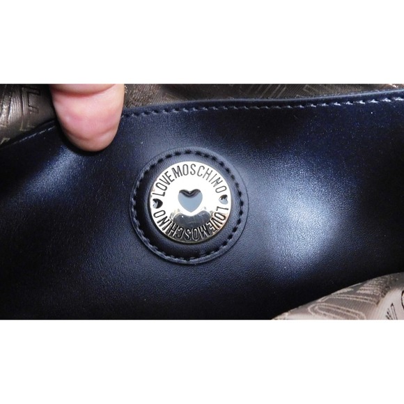New Love Moschino Borse‎ Natural Beige Leather Shoulder Bag